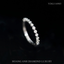 VDG116985 Nhẫn Nữ VT14K Gắn 12 Viên Kim Cương The ...